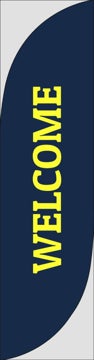 Picture of Welcome 1 - 13ft Feather Flag