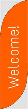 Picture of Welcome 877527330 - 13ft Feather Flag