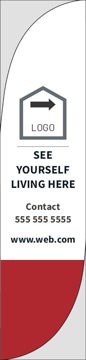 Picture of Real Estate 04 - 15.5ft Feather Flag