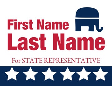 Picture of Sample Political Sign 3