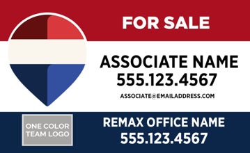 Picture of Agent Photo - RWB - Team Logo - 18" x 30"
