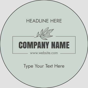 Picture of Food & Beverage Sticker 9 - Circle 2" x 2"