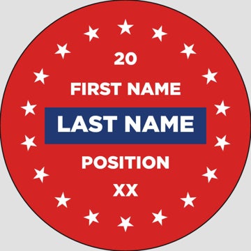 Picture of Political Stickers 4 - Circle 2" x 2"