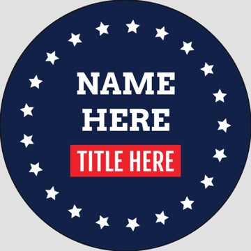 Picture of Political Stickers 7 - Circle 2" x 2"