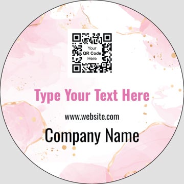 Picture of Beauty Stickers 1 - Circle 3" x 3"