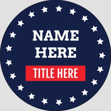 Picture of Political Stickers 7 - Circle 3" x 3"