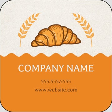 Picture of Food & Beverage Sticker 2 - Rounded Square 2" x 2"