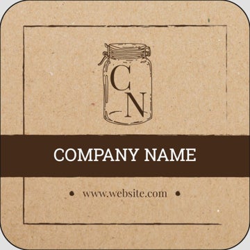 Picture of Food & Beverage Sticker 8 - Rounded Square 2" x 2"
