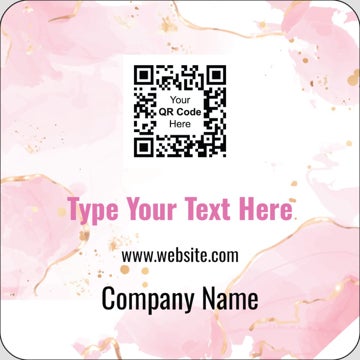 Picture of Beauty Stickers 1 - Rounded Square 3" x 3"