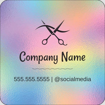 Picture of Beauty Stickers 6 - Rounded Square 3" x 3"