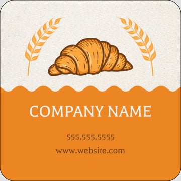 Picture of Food & Beverage Sticker 2 - Rounded Square 3" x 3"
