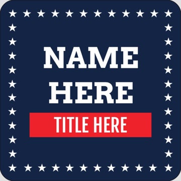 Picture of Political Stickers 7 - Rounded Square 3" x 3"
