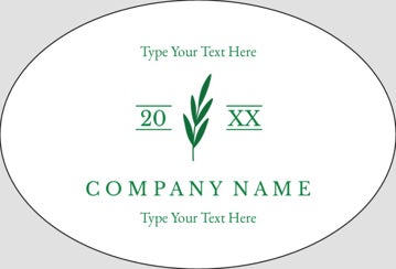 Picture of Beauty Stickers 1 - Oval 2" x 3"
