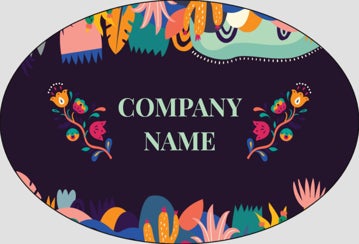 Picture of Retail Sticker 7 - Oval 2" x 3"
