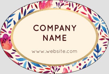 Picture of Retail Sticker 9 - Oval 2" x 3"