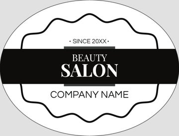 Picture of Beauty Stickers 5 - Oval 3" x 4"