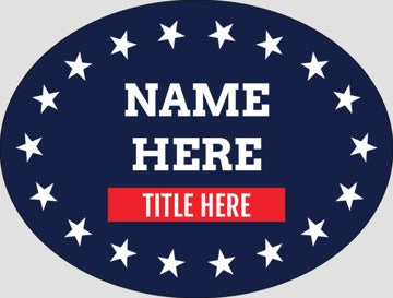 Picture of Political Stickers 7 - Oval 3" x 4"