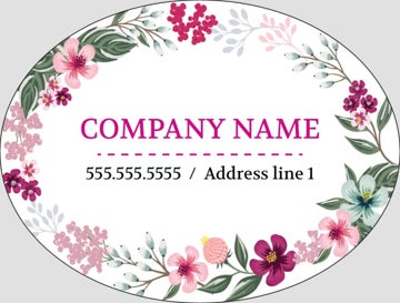 Picture of Retail Sticker 2 - Oval 3" x 4"