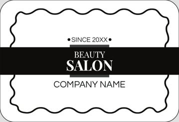 Picture of Beauty Stickers 5 - Rounded Rectangle 2" x 3"