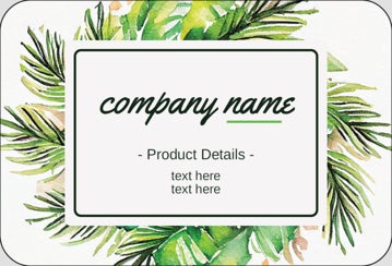 Picture of Beauty Stickers 9 - Rounded Rectangle 2" x 3"