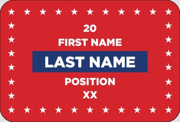Picture of Political Stickers 4 - Rounded Rectangle 2" x 3"