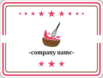 Picture of Food & Beverage Sticker 1 - Rounded Rectangle 3" x 4"