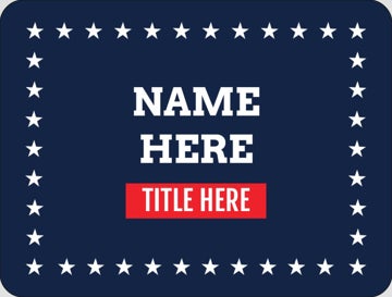 Picture of Political Stickers 7 - Rounded Rectangle 3" x 4"