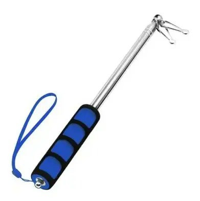 5' Handheld Telescopic Flagpole (Blue)