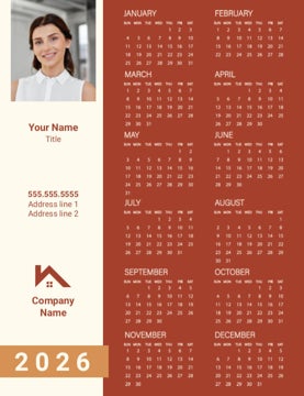 Picture of Real Estate Postcard Magnet 5 - Vertical