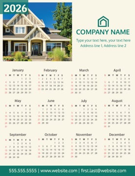 Picture of Real Estate Postcard Magnet 8 - Vertical