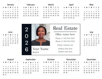 Picture of Magnetic Calendar 12 - Horizontal