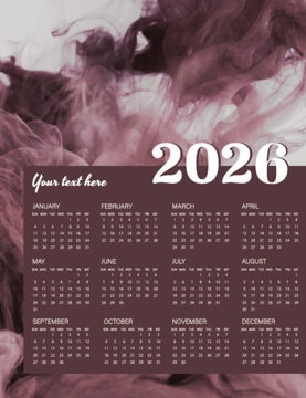 Picture of Magnetic Calendar 5 - Vertical