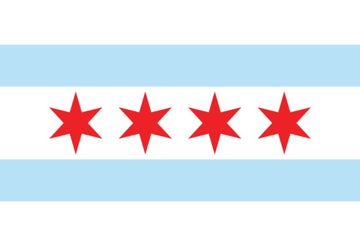 Picture of Chicago, IL Flag - 2x3