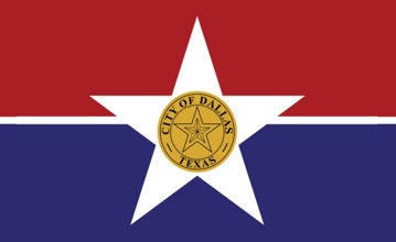 Picture of Dallas, TX Flag - 3x5