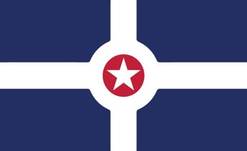 Picture of Indianapolis, IN Flag - 3x5