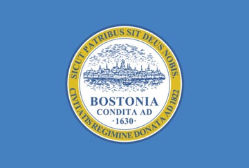 Picture of Boston, MA Flag - 4x6