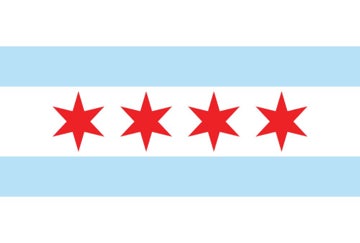 Picture of Chicago, IL Flag - 4x6