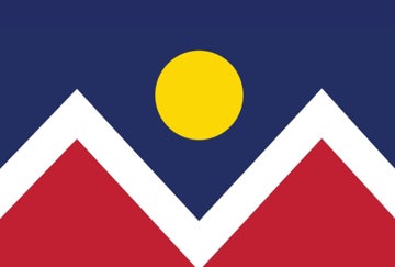 Picture of Denver, CO Flag - 4x6