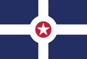 Picture of Indianapolis, IN Flag - 4x6