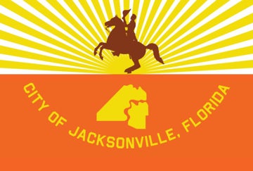 Picture of Jacksonville, FL Flag - 4x6