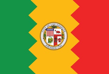 Picture of Los Angeles, CA Flag - 4x6