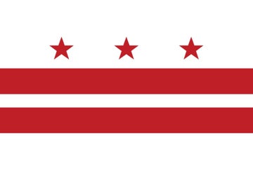 Picture of Washington, DC Flag - 4x6