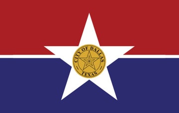 Picture of Dallas, TX Flag - 5x8