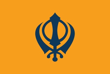 Picture of Sikh Flag - 4x6