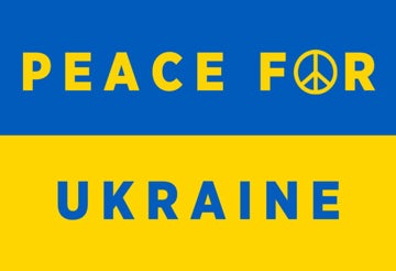 Picture of Peace for Ukraine Flag