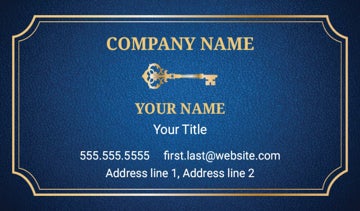 Picture of RE Business Card 9 - Single Sided