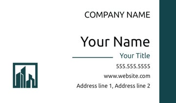 Picture of RE Business Card 11 - Single Sided