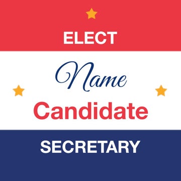 Picture of Political Campaign 2 - 2" x 2" Square