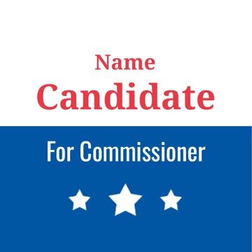 Picture of Political Campaign 6 - 2" x 2" Square