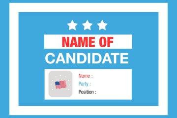 Picture of Political Campaign Rectangle 2 - 2" x 3" Rectangle
